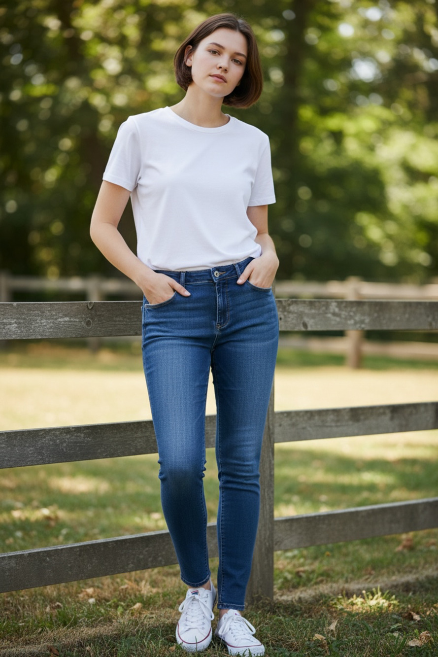 Old Navy High-Rise Wow Super-Skinny Dark Wash Jeans